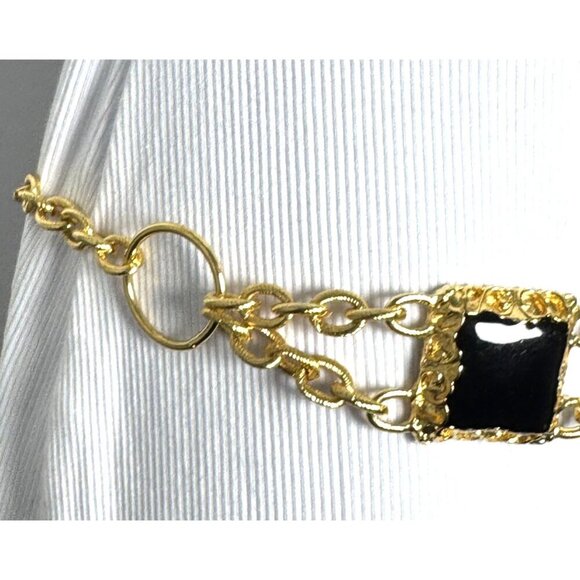 Vintage 80's gold chain belt - Picture 4 of 10